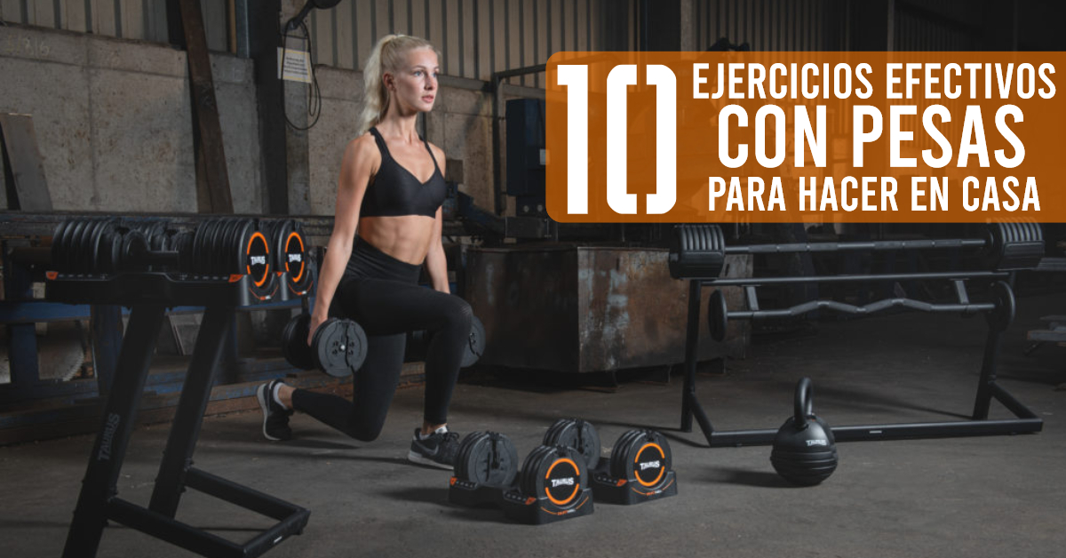 10 ejercicios efectivos con pesas para realizar en casa - El Blog